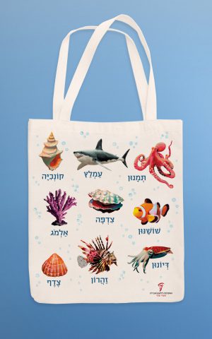 תיק עברי לחוף הים