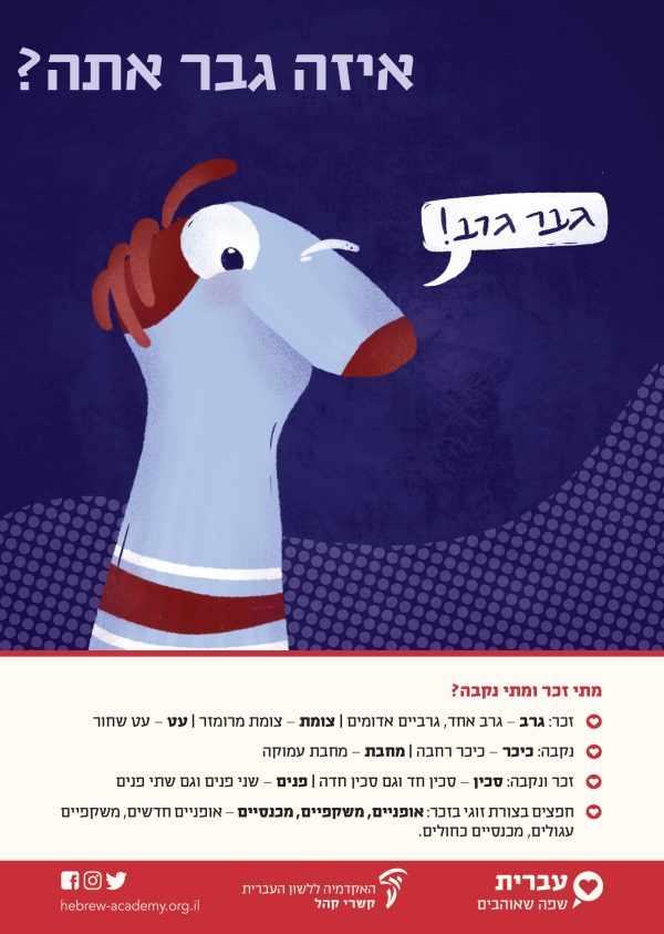 ⁦ערכת כרזות חגיגית ליום העברית תש"ף⁩ – תמונה ⁦5⁩
