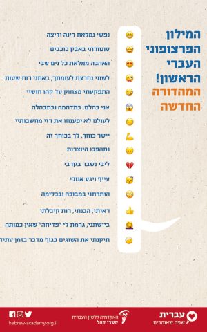 ערכת כרזות חגיגית ליום העברית תש"ף